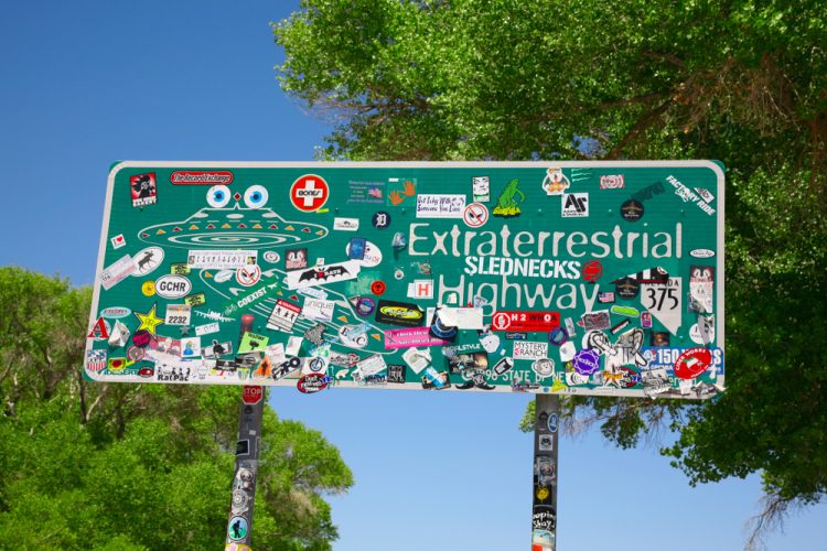 Extraterrestrial road sign