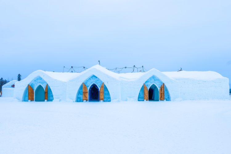 Hotel de Glace exterior