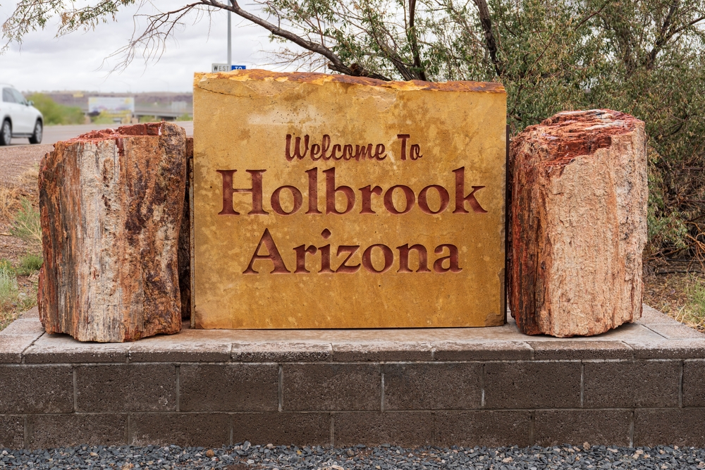 Holbrook Arizona Welcome sign