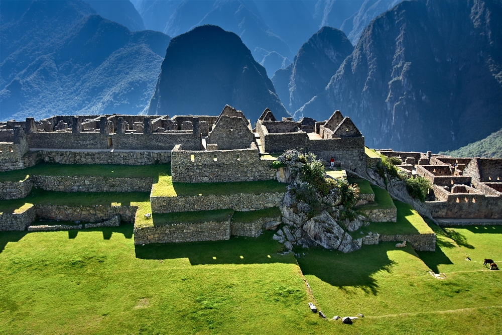ruins at Machu Picchu