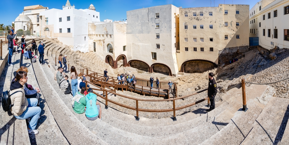 Ruins of Roman theater of Cadiz
