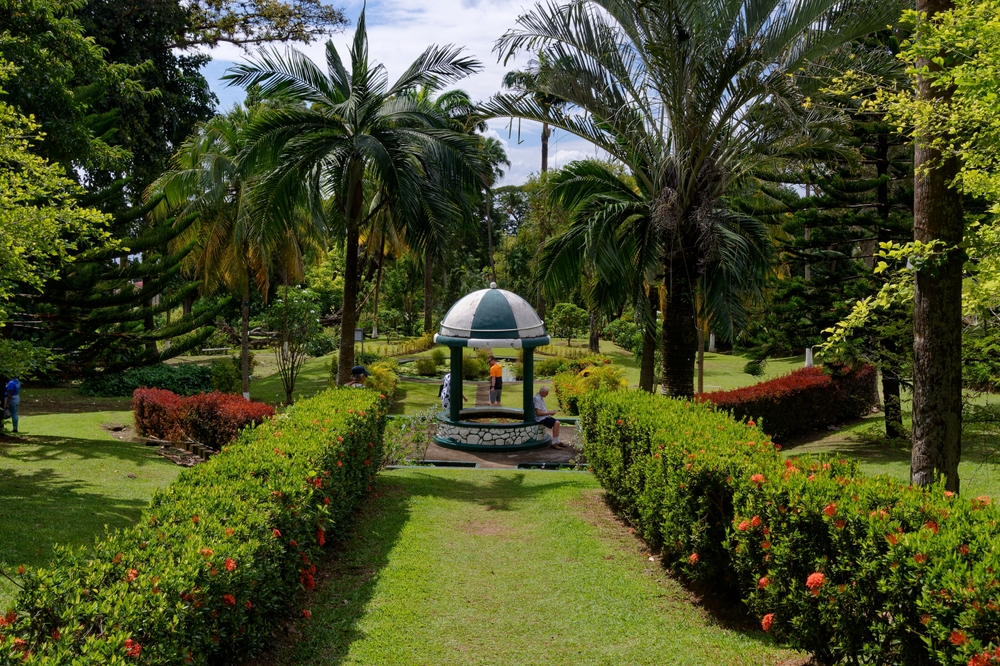 Cupola in the St Vincent Botanic Gardens. Oldest in the Western Hemisphere