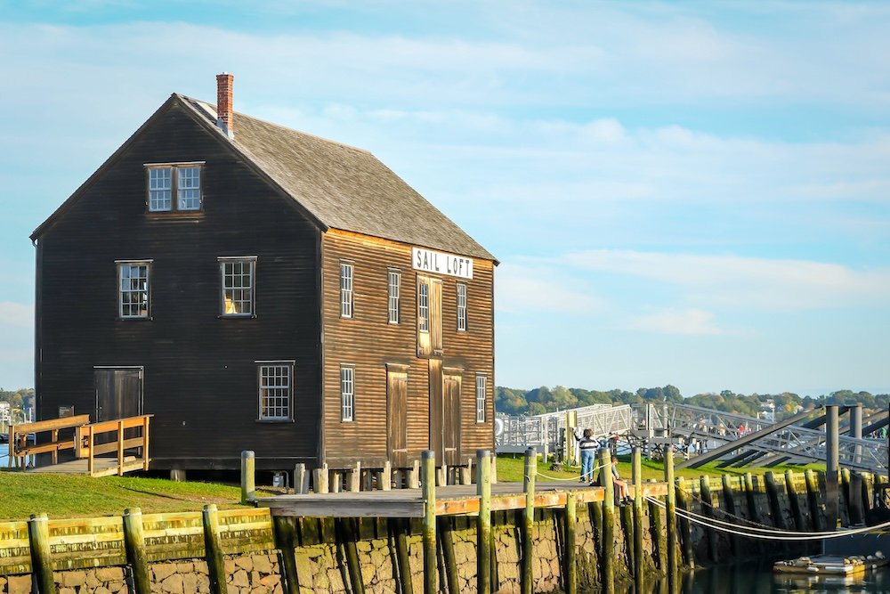 A maritime park in Salem, MA