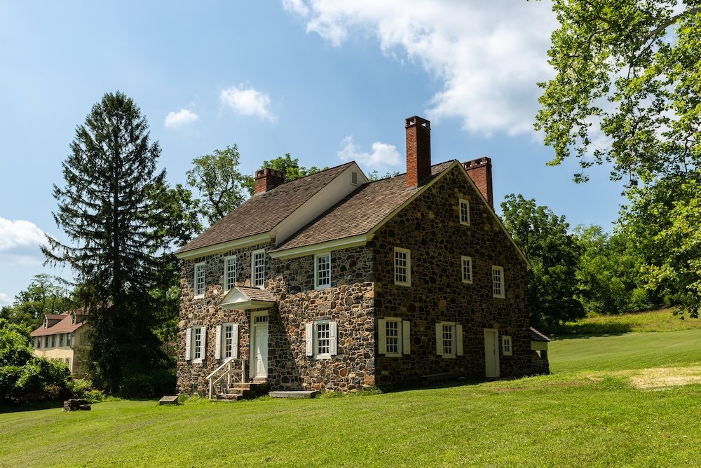 Washington's Headquarters, also known as the Benjamin Ring House, at Brandywine Battlefield Park in Chadds Ford, Pennsylvania