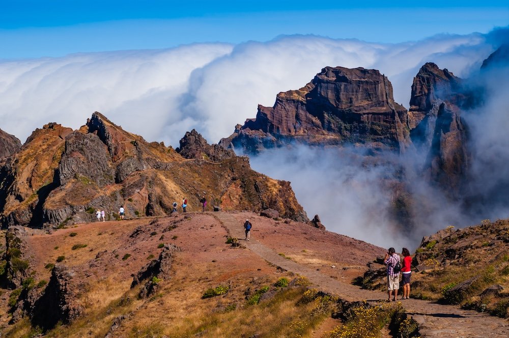 Pico do Arieiro, the highest point of the island
