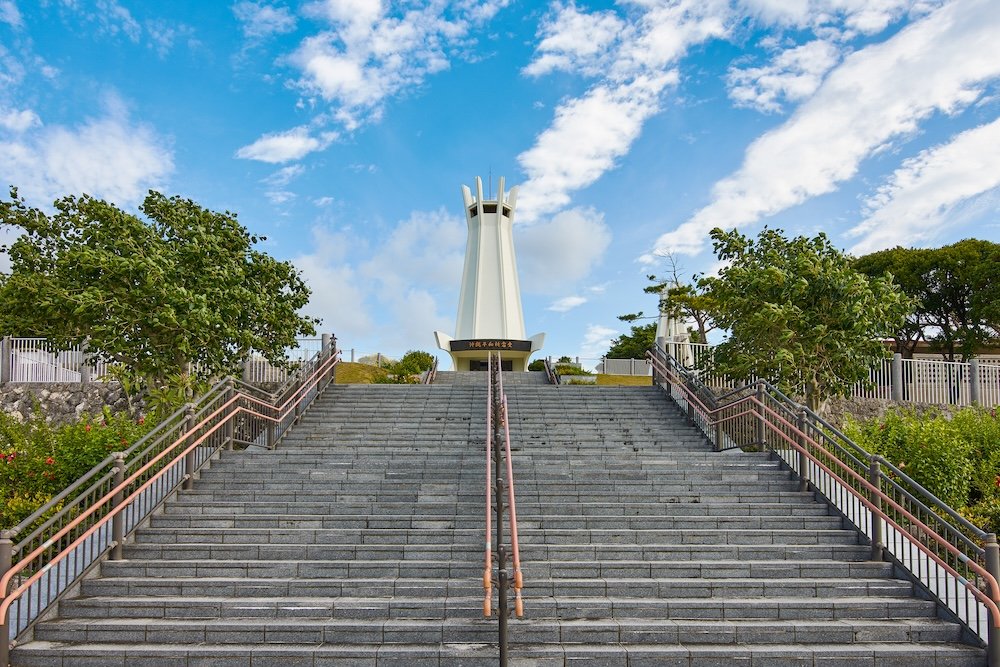 Okinawa Prefectural Peace Memorial Museum, dedicated to the victims of the Battle of Okinawa in the Pacific War