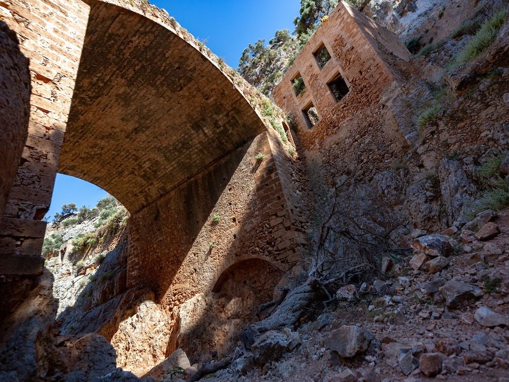 The abandoned Katholiko monastery