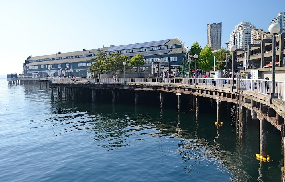 Waterfront in downtown Seattle