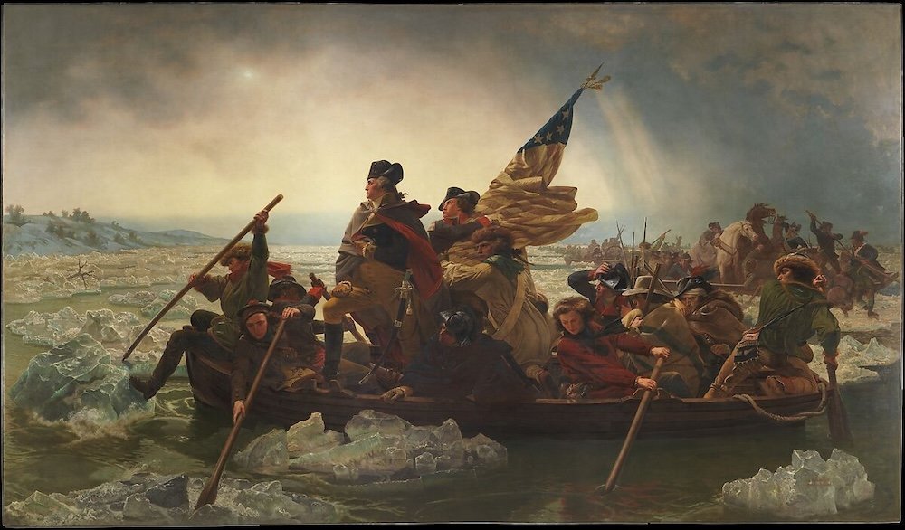 Washington Crossing the Delaware
Emanuel Leutze German American
1851